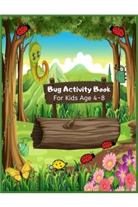 Bug Activity Book For Kids Age 4-8