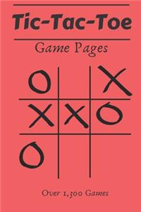 Tic Tac Toe Game Pages