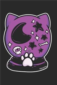 Gothic Cat Notebook