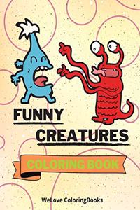 Funny Creatures Coloring Book