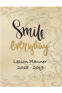 Lesson Planner 2018 - 2019 - Smile Everyday