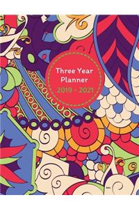 Three Year Planner 2019 - 2021