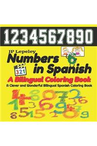 Numbers in Spanish. A Bilingual Coloring Book