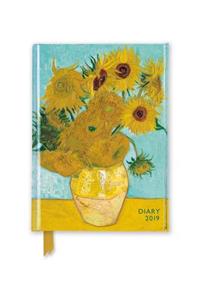 Van Gogh - Sunflowers Pocket Diary 2019