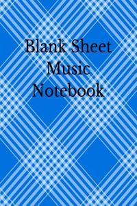 Blank Sheet Music Notebook
