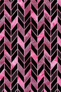 Journal Notebook Abstract Feather Pattern 8