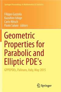 Geometric Properties for Parabolic and Elliptic Pde's