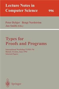 Types for Proofs and Programs