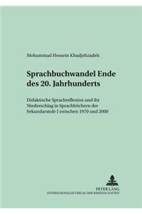 Sprachbuchwandel Ende Des 20. Jahrhunderts