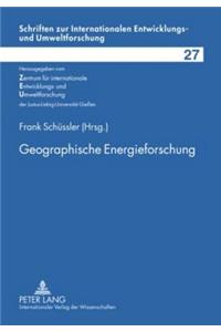 Geographische Energieforschung