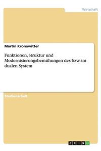 Funktionen, Struktur und Modernisierungsbemühungen des bzw. im dualen System