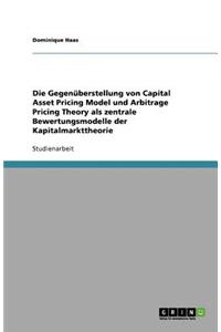 Die Gegenüberstellung von Capital Asset Pricing Model und Arbitrage Pricing Theory als zentrale Bewertungsmodelle der Kapitalmarkttheorie