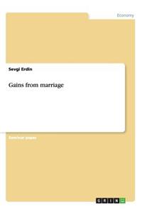 Gains from marriage