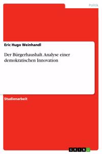 Bürgerhaushalt. Analyse einer demokratischen Innovation