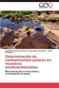 Determinación de contaminantes polares en muestras medioambientales