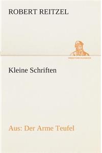 Kleine Schriften
