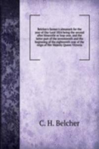Belcher's farmer's almanack for the year of Our Lord 1854