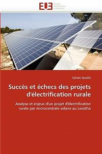 Succès Et Échecs Des Projets d''électrification Rurale