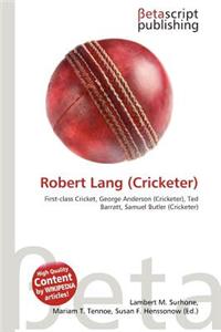 Robert Lang (Cricketer)