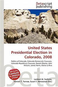 United States Presidential Election in Colorado, 2008