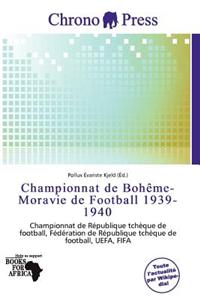 Championnat de Boh Me-Moravie de Football 1939-1940