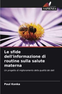 sfide dell'informazione di routine sulla salute materna