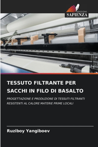 Tessuto Filtrante Per Sacchi in Filo Di Basalto