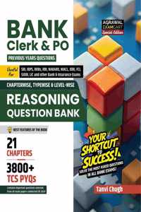 Examcart Bank Clerk & PO Reasoning Question Bank By Tanvi Chugh Ma'am for Bank Exams (SBI | IBPS | RRBs | RBI | NABARD) in English