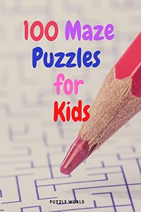 100 Maze Puzzles for Kids
