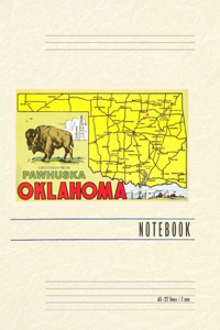 Vintage Lined Notebook Greetings from Pawhuska