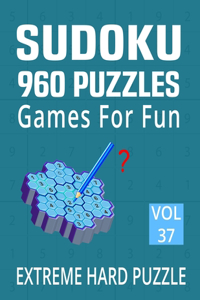 Sudoku 960 Puzzles Games for Fun - Extreme Hard Puzzle