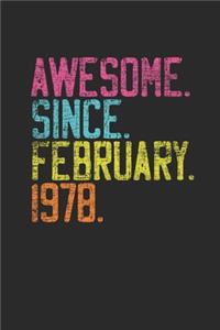 Awesome Since February 1978