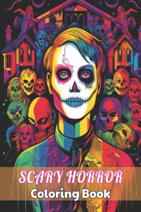 Scary Horror Coloring Book for Adult