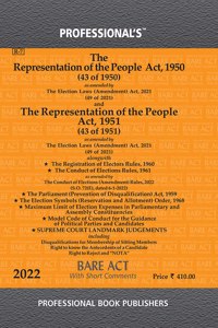 Representation Of The People Act, 1950 As Amended By Election Laws (Amendment) Act, 2021 And Representation Of The People Act, 1951