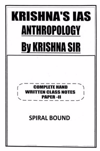 Krishna IAS Anthropology Paper 2 Optional Handwritten Notes for IAS Mains