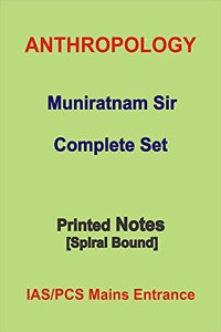 Complete Muniratnam Anthropology Printed Notes For IAS Mains