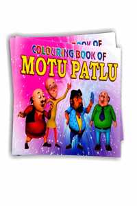Colouring Book : Crayon Drawing Book [ Motu Patlu ] For Kids & Childerns