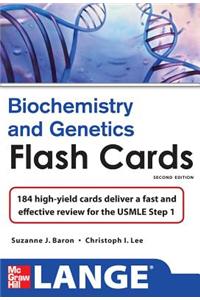 Lange Biochemistry and Genetics Flash Cards 2/E