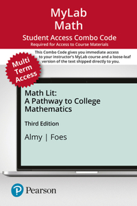 Mylab Math with Pearson Etext -- 24 Month Combo Access Card -- For Math Lit