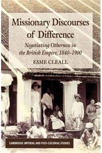 Missionary Discourses of Difference