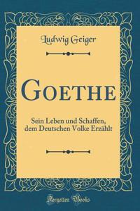 Goethe: Sein Leben Und Schaffen, Dem Deutschen Volke Erzï¿½hlt (Classic Reprint)