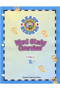 Ready Readers, Stage 2, Word Study Overview