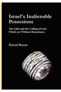 Israel's Inalienable Possessions