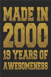 Made In 2000 19 Years Of Awesomeness