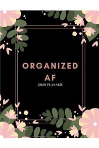Organized AF 2020 Planner