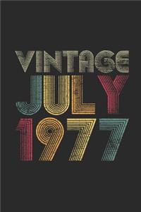 Vintage July 1977