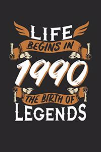 Life Begins in 1990 the Birth of Legends