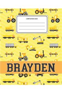 Composition Book Brayden