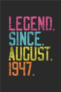 Legend Since August 1947