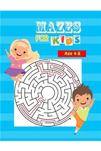 Mazes for Kids Age 4-8